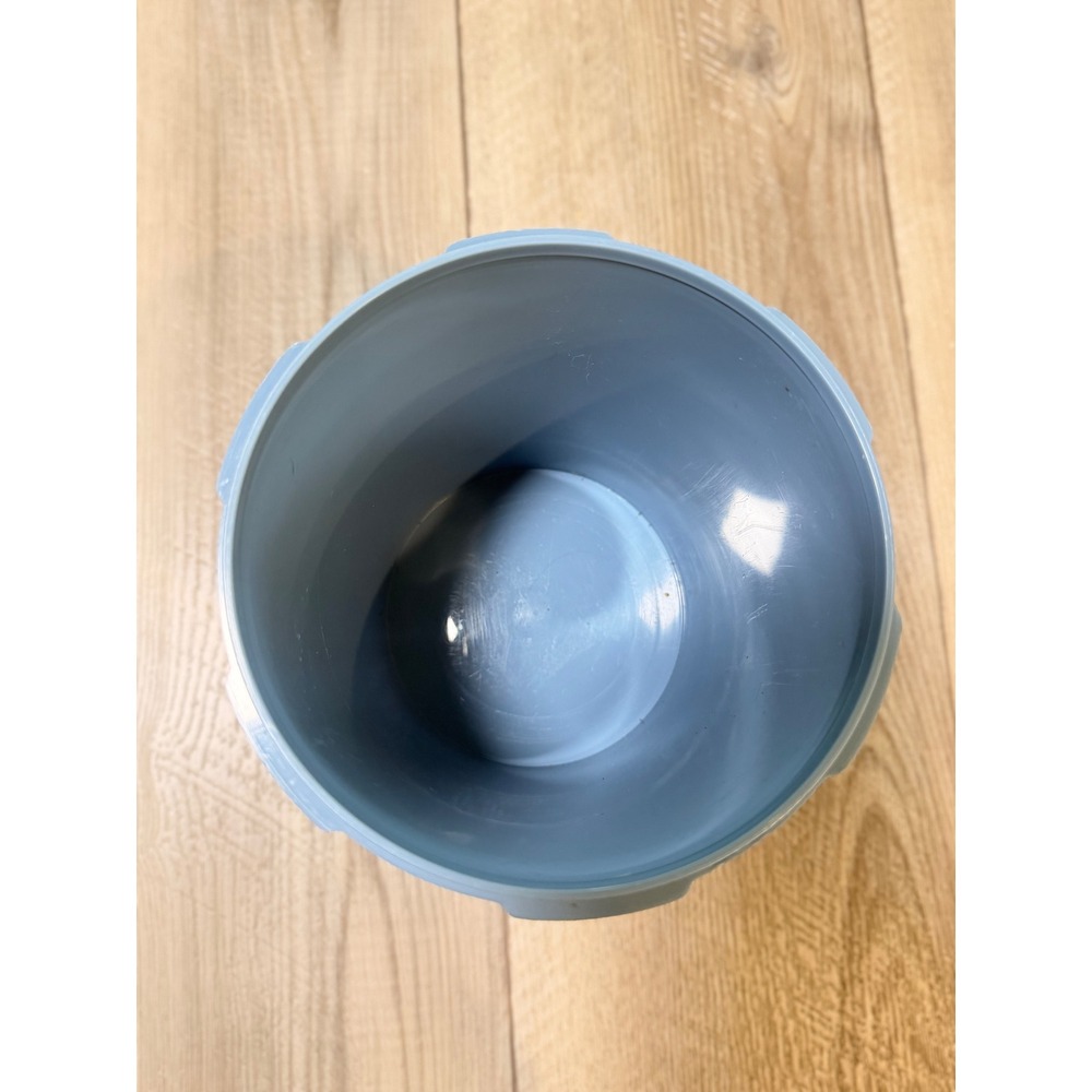 Vintage Tupperware‎ Blue Canister Base 809-6 Made in USA No Lid 6.75 Inch